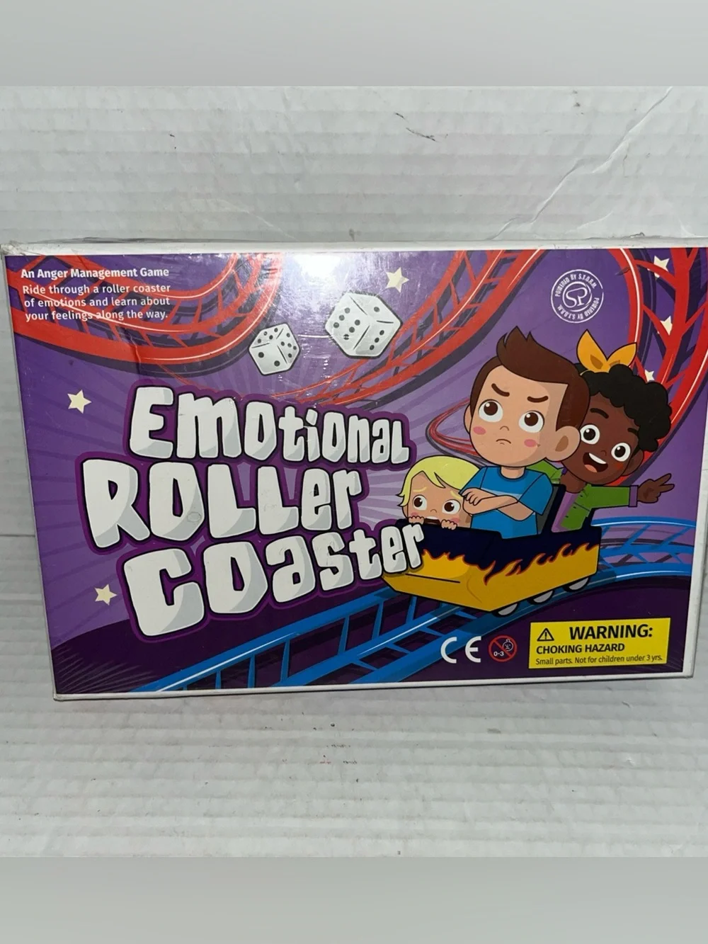 Emotional Rollercoaster: Help Kids Understand/Manage Anger & Emotions Board Game